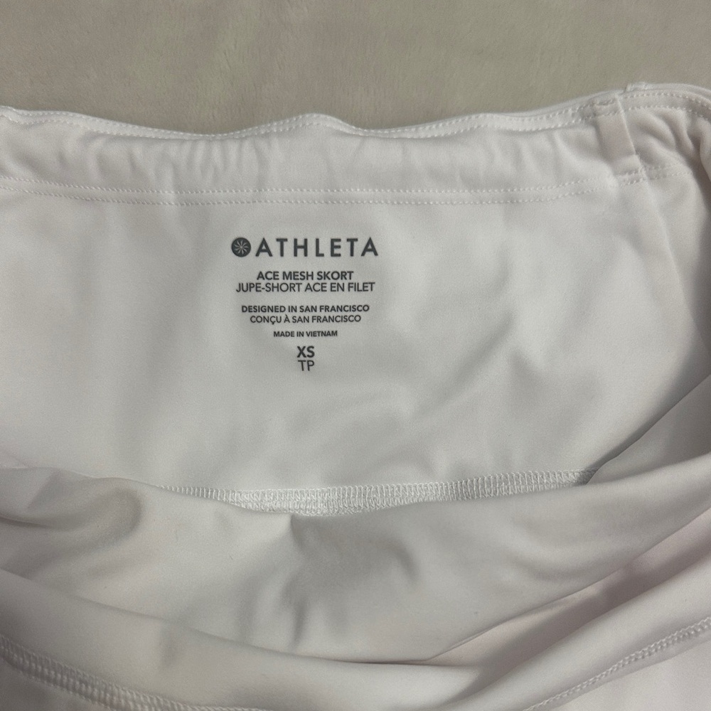 Athleta Ace Mesh Skort Asymmetrical - Picture 2 of 3